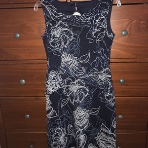 Enfocus Studios Blue Floral Dress